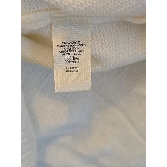 Willow Glenn Women's Cream Textured Cowl Neck Long Sleeve Sweater Dress XL - Picture 4 of 13